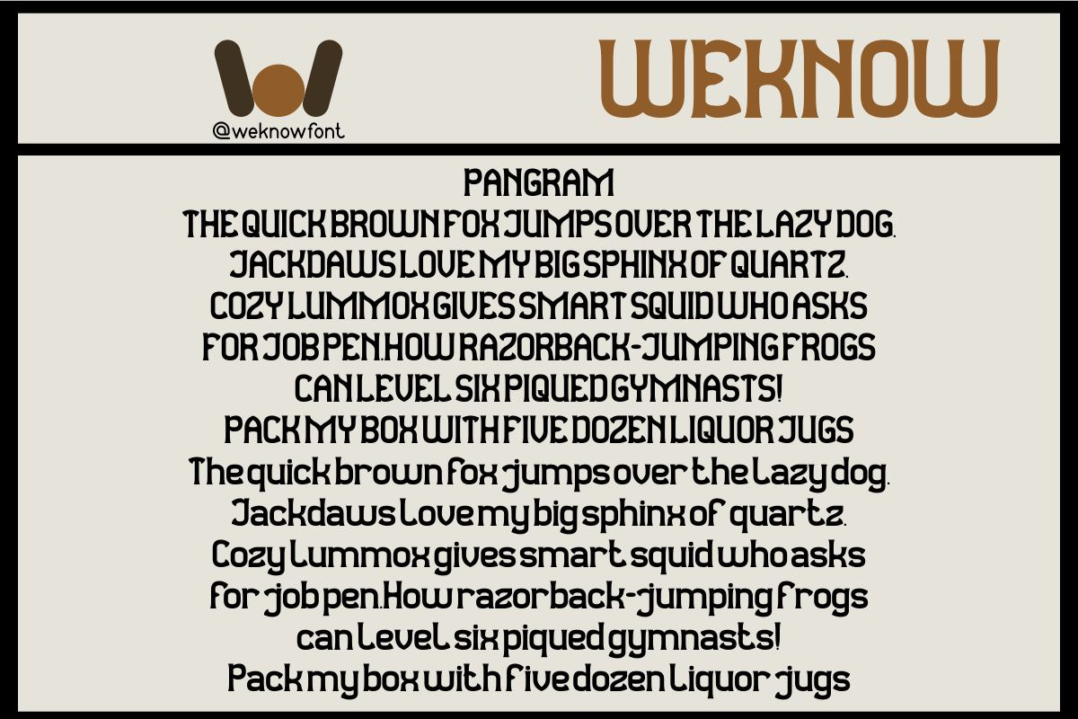Observant and Aware font, a Sans Serif Font by weknow (Photo 6 of 8)