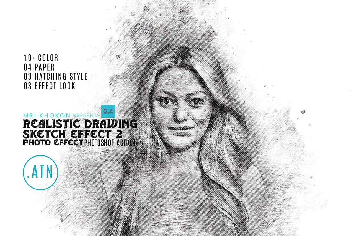 Realistic Drawing & Sketch Effect 2, an Action Add-On by MRI STUDIO (Photo 1 of 12)