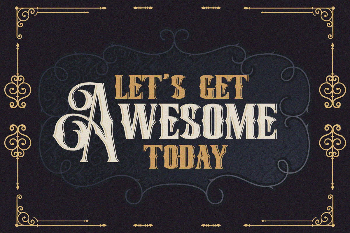Quentes Fleur - A Tatoo Font, a Serif Font by Vava Aryanto (Photo 4 of 7)