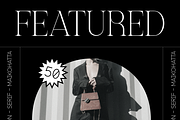 Vasion - Modern Serif Font, a Serif Font by MaikoHatta (Thumbnail 4 of 7)