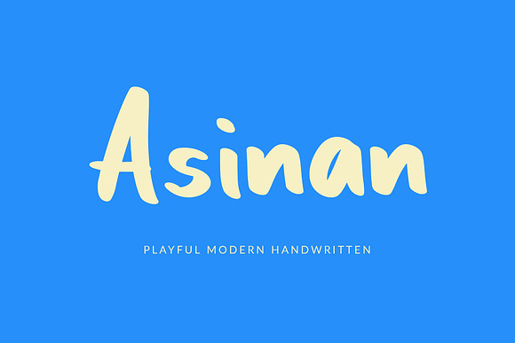 Asinan Playful Handwritten Font preview 8