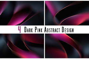 Dark Gray and Pink Abstract Design, a Background Photo by BazziBa♥