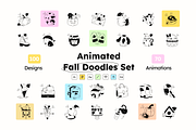 Fall Doodle Designs, a Solid Icon by Prosymbols (Thumbnail 1 of 11)