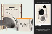 Modern Beige and Black Abstraction, a Decorative Illustration by Vibrand Studio (Thumbnail 7 of 11)