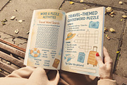 Travel Adventure Activity Book Kids, a Stationery Template by Designmela01 (Thumbnail 7 of 7)