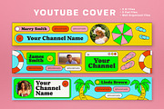 Neo Brutalism Summer YouTube Cover, a Social Media Template by graphicook (Thumbnail 2 of 3)