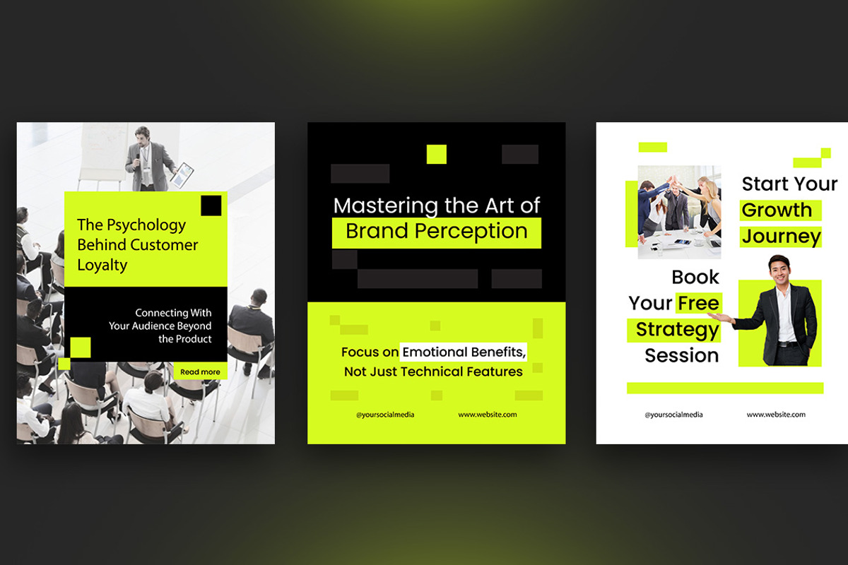 Brand Value & Market + Canva, a Social Media Template by Jiwstudio (Photo 3 of 5)