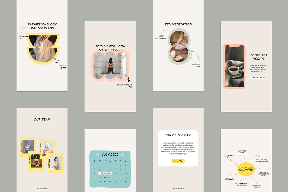 Wellness Coach Instagram Template, a Social Media Template by Bonumo (Photo 13 of 13)