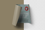 Wrapping Paper Set Mockup, a Packaging Mockup by Tahtagraphic (Thumbnail 3 of 5)