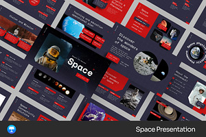 Space Universe Keynote, a Presentation Template by Fit-tee