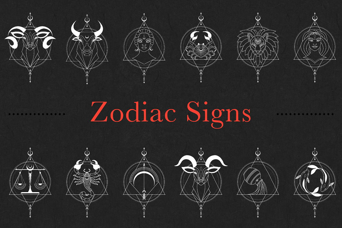 Zodiac & Constellation Collection, a Decorative Illustration by Flo Sacred Art (Photo 2 of 17)