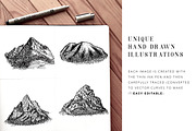 Mountain and Tree Illustrations, an Illustration by Chewie Co (Thumbnail 4 of 10)