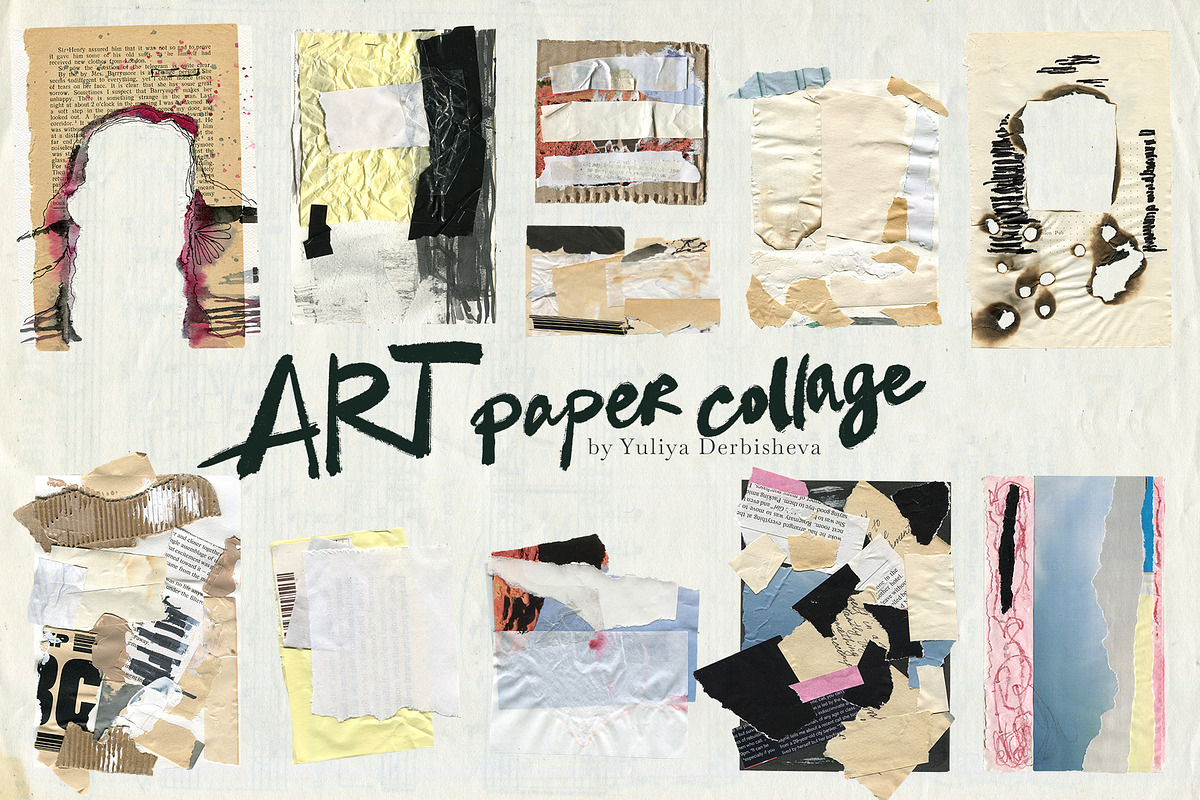 Art Paper collage element scraps, an Object Graphic by Yuliya Derbisheva (Photo 5 of 15)