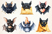 Quirky Halloween Black Bat Clipart, an Illustration by Dream Creation (Thumbnail 3 of 5)