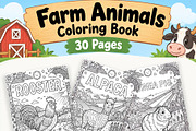Farm Animal Coloring Book for Kids, an Education Illustration by Mohammad Sarfaraz (Thumbnail 7 of 11)