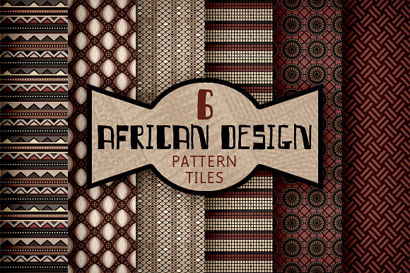 African Design Fabric Vector