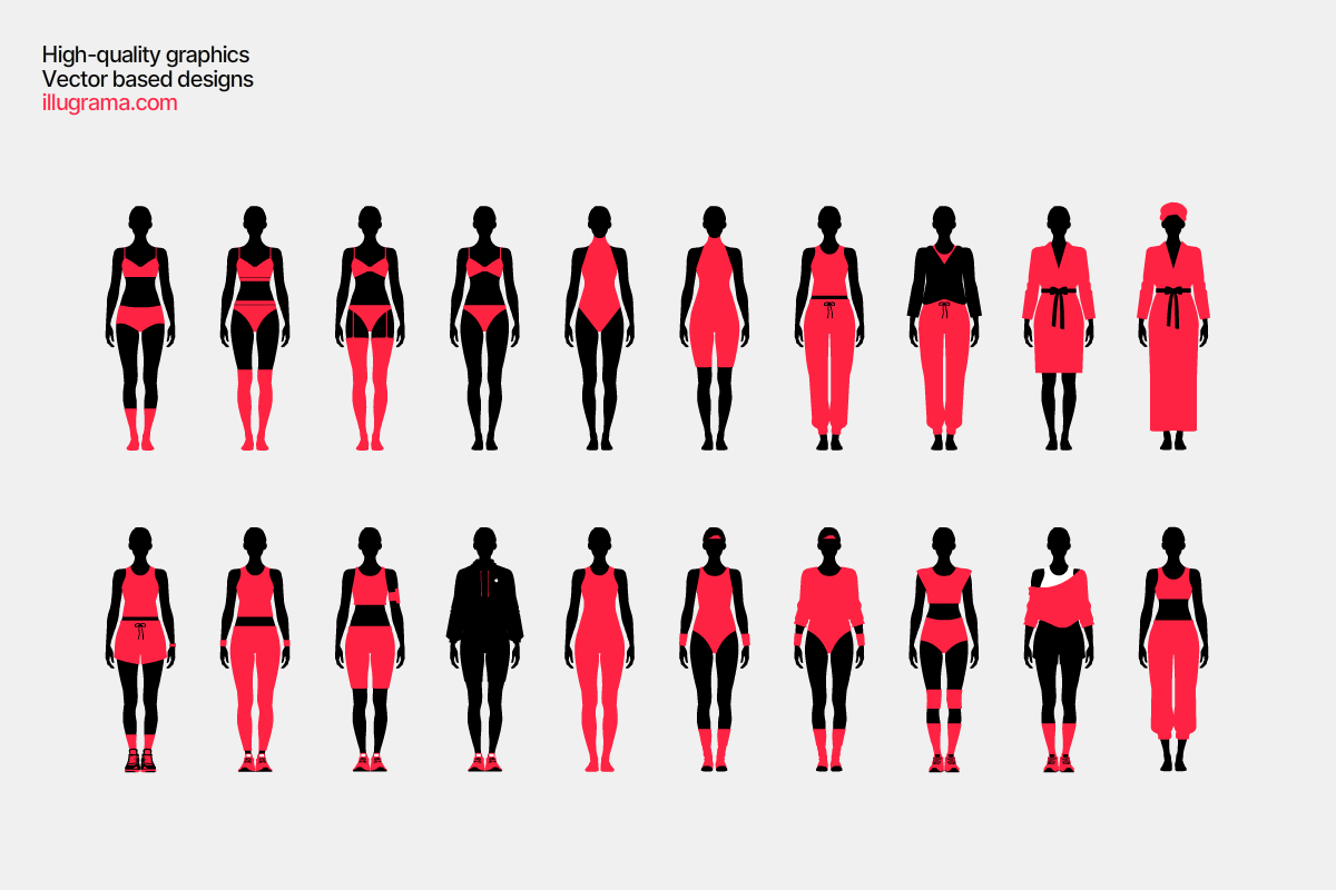 People Clothing - Modern Graphics, an Illustration by illugrama (Photo 9 of 12)