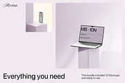 Asyana - Minimal Mockup Bundle, a Device Mockup by Creavora (Thumbnail 3 of 8)