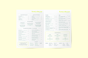 Restaurant Menu Template for Canva, a Branding & Logo Template by Soigné Branding Studio (Thumbnail 1 of 3)