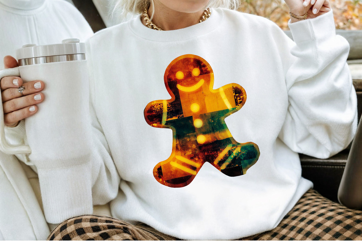 Christmas Gingerbread Man PNG, an Illustration by Sublimation Artist (Photo 6 of 9)