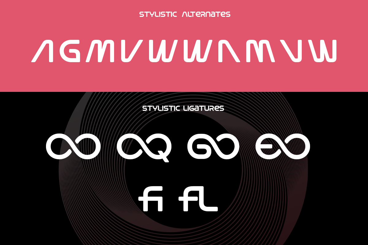 Averion - Modern Futuristic Techno, a Sans Serif Font by RagamKata (Photo 10 of 10)