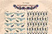 Wintery Owls, an Animal Illustration by Ink Stories (Thumbnail 15 of 26)