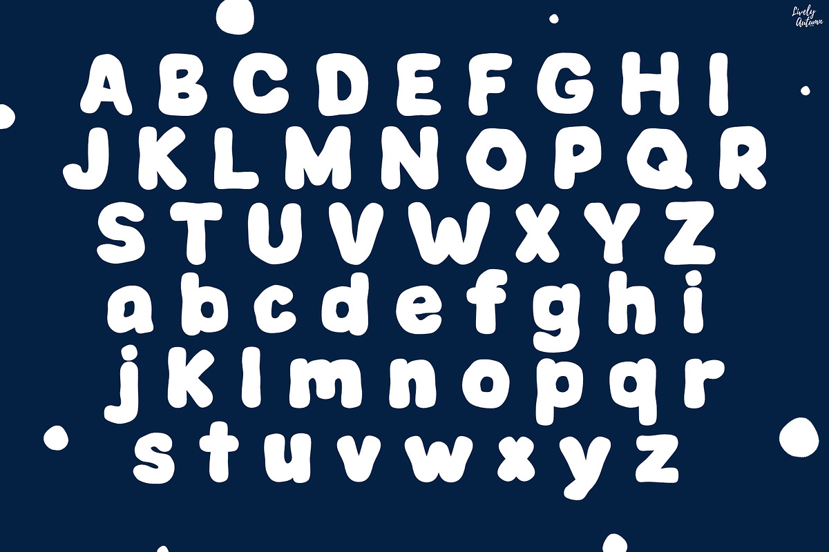 Snowball | Handwritten font, a Handwritten Font by LivelyAutumn11.11 (Photo 2 of 5)
