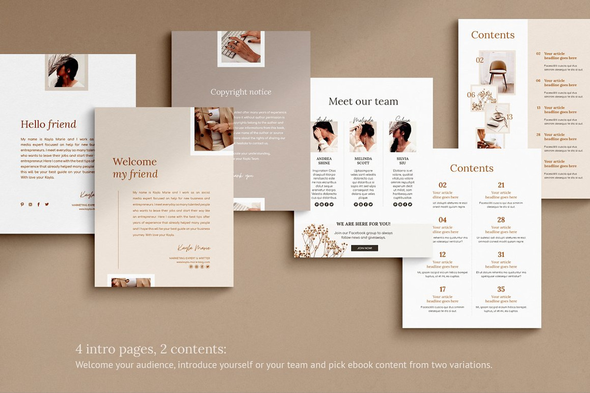 eBook / CANVA, INDD / Elegant, a Magazine Template by Mirazz (Photo 6 of 14)
