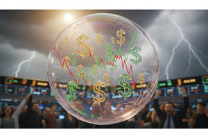 A transparent financial bubble, a Business Photo by Igor Tichonow