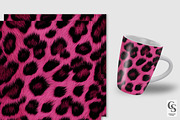 Hot Pink Leopard Fur Digital Papers, a Pattern Graphic by Creative Store (Thumbnail 2 of 5)