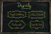 Dignity Cursive + Bonus, a Script Font by TSV Creative (Thumbnail 5 of 12)