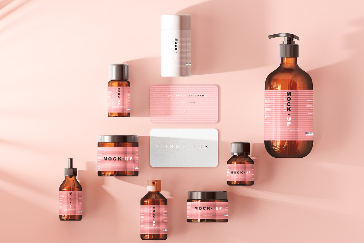 250+ Cosmetic Branding Mockup Bundle, a Cups & Container Mockup by pmvch (Photo 5 of 273)