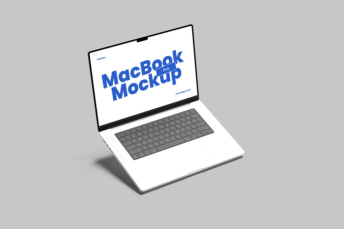 MacBook Pro Mockup, a Mac Mockup by Graphiculon (Photo 7 of 11)
