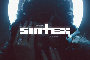Sintex - Display Font, a Font by saintricchi