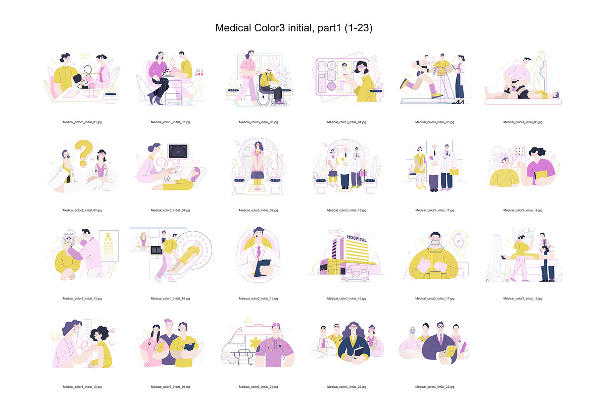 Medical, Part 1, colors 1&3, a Templates & Theme by Grivina's shop (Photo 12 of 15)