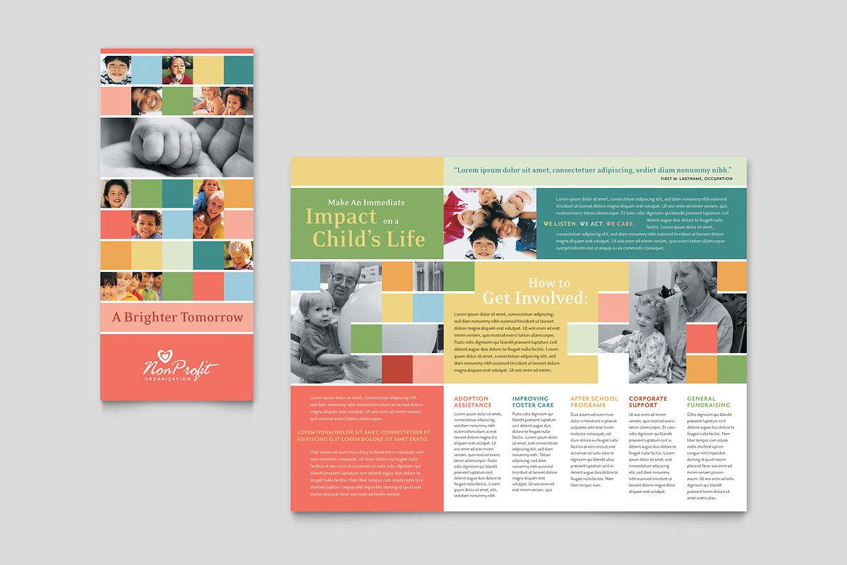 Nonprofit Association Brochure, a Brochure Template by StockLayouts (Photo 4 of 4)