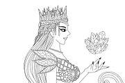 10 witches Halloween theme, an Illustration by Somjai King (Thumbnail 8 of 11)