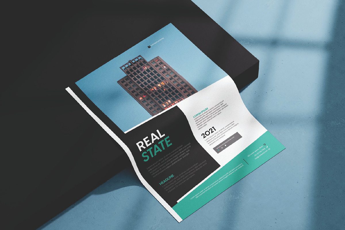 real estate sale flyer template, a Flyer Template by Workhu (Photo 2 of 4)