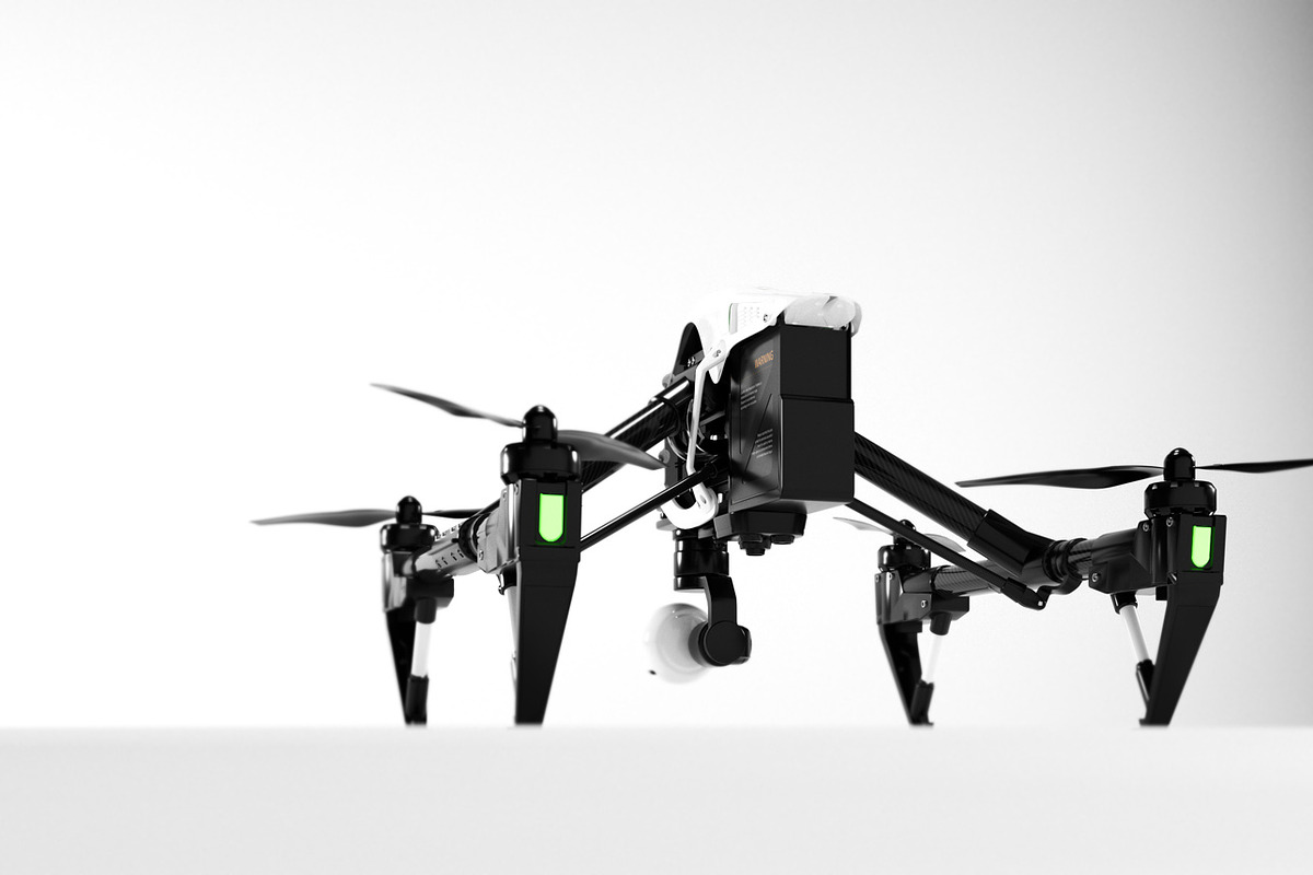 DJI Inspire 1 quadcopter, an Object 3D Model by arapps3d (Photo 5 of 17)