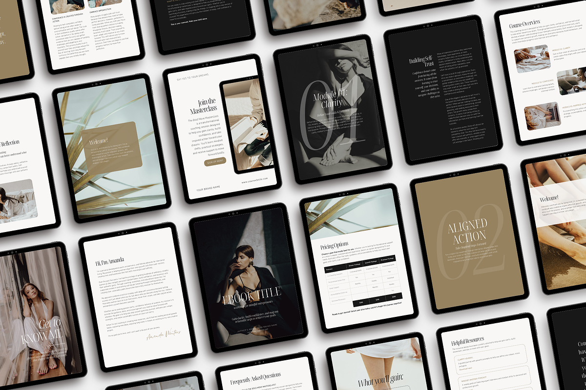 AURELLE Canva Template Bundle, a Marketing Template by DESIGN BY nube (Photo 3 of 20)