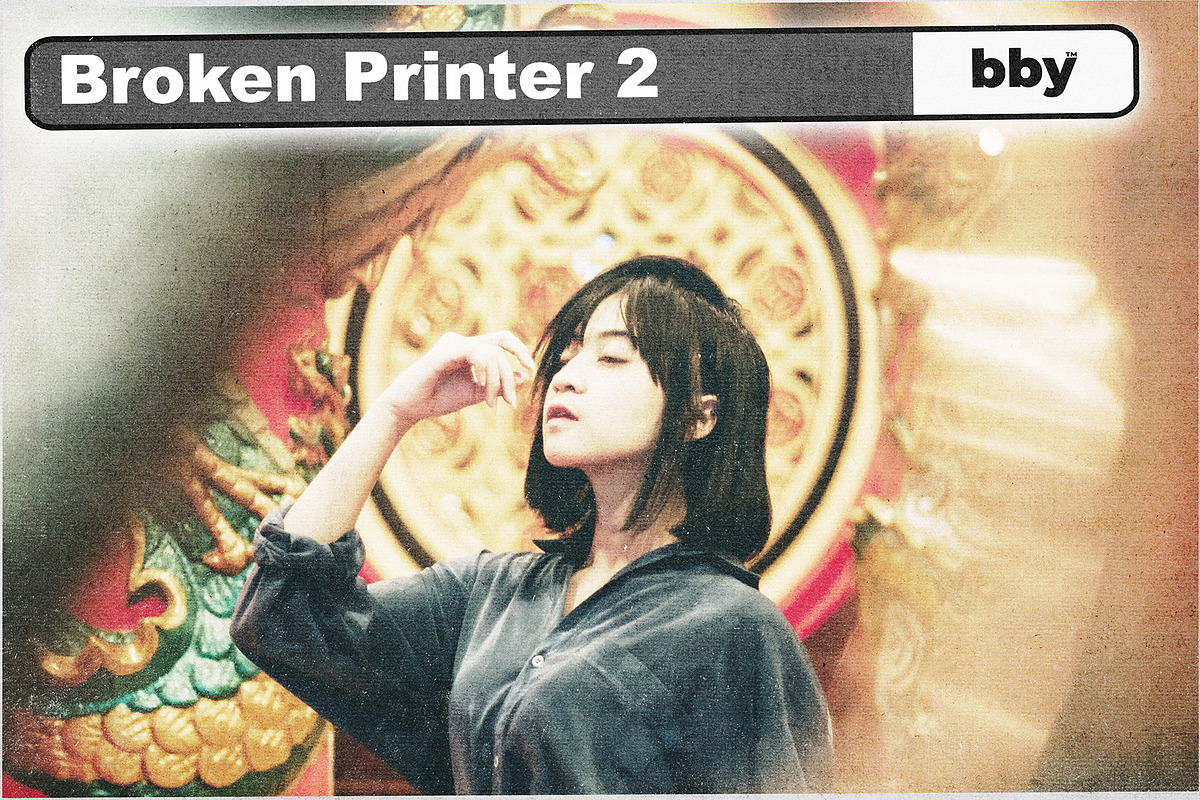 Broken Printer 2 .PSD Template, a Layer Style Add-On by bbymedia.store (Photo 6 of 20)