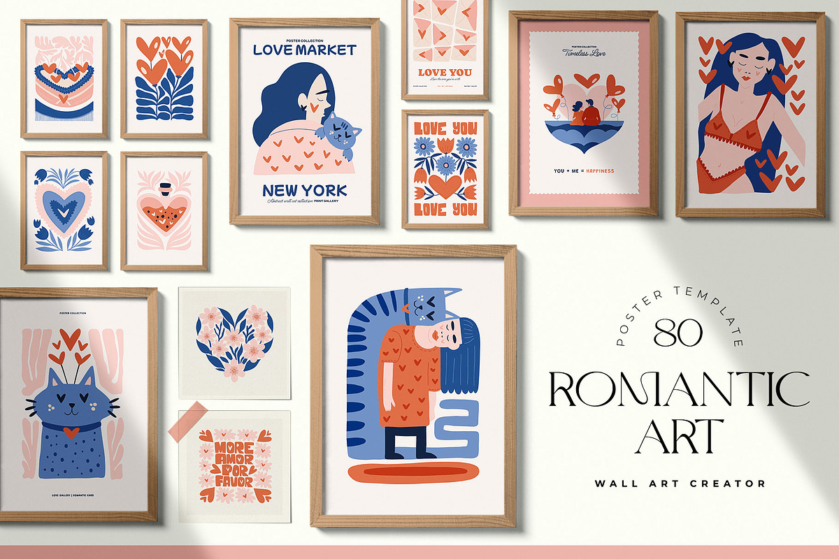 Modern Art | Bundle | 800 Posters, an Object Graphic by Leleka.Store (Photo 8 of 50)