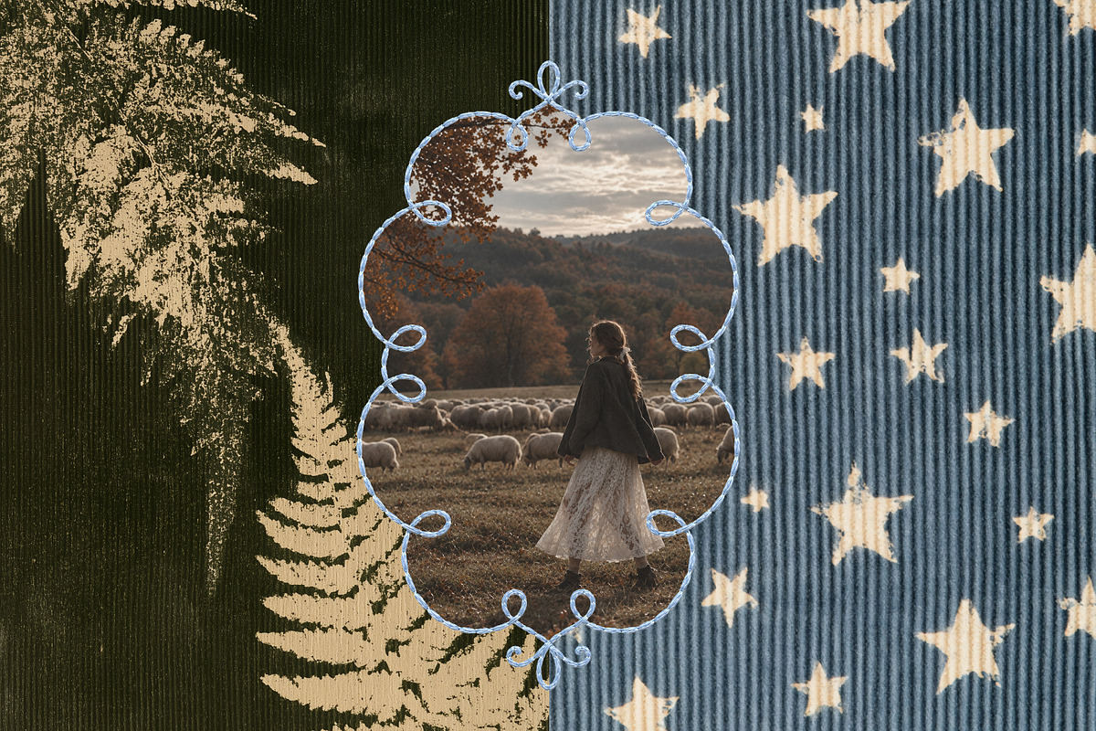 Velvet Poetry: Curly Embroidered, an Object Graphic by Hello Muse (Photo 3 of 10)