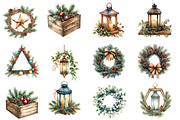 Boho Christmas clipart, an Illustration by Designworld (Thumbnail 4 of 6)