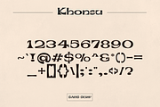Khonsu - Modern Sans Serif, a Serif Font by HipFonts (Thumbnail 7 of 11)