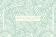 Subtle Plam Leaves, a Wallpaper Graphic by MalyskaStudio (Thumbnail 1 of 5)