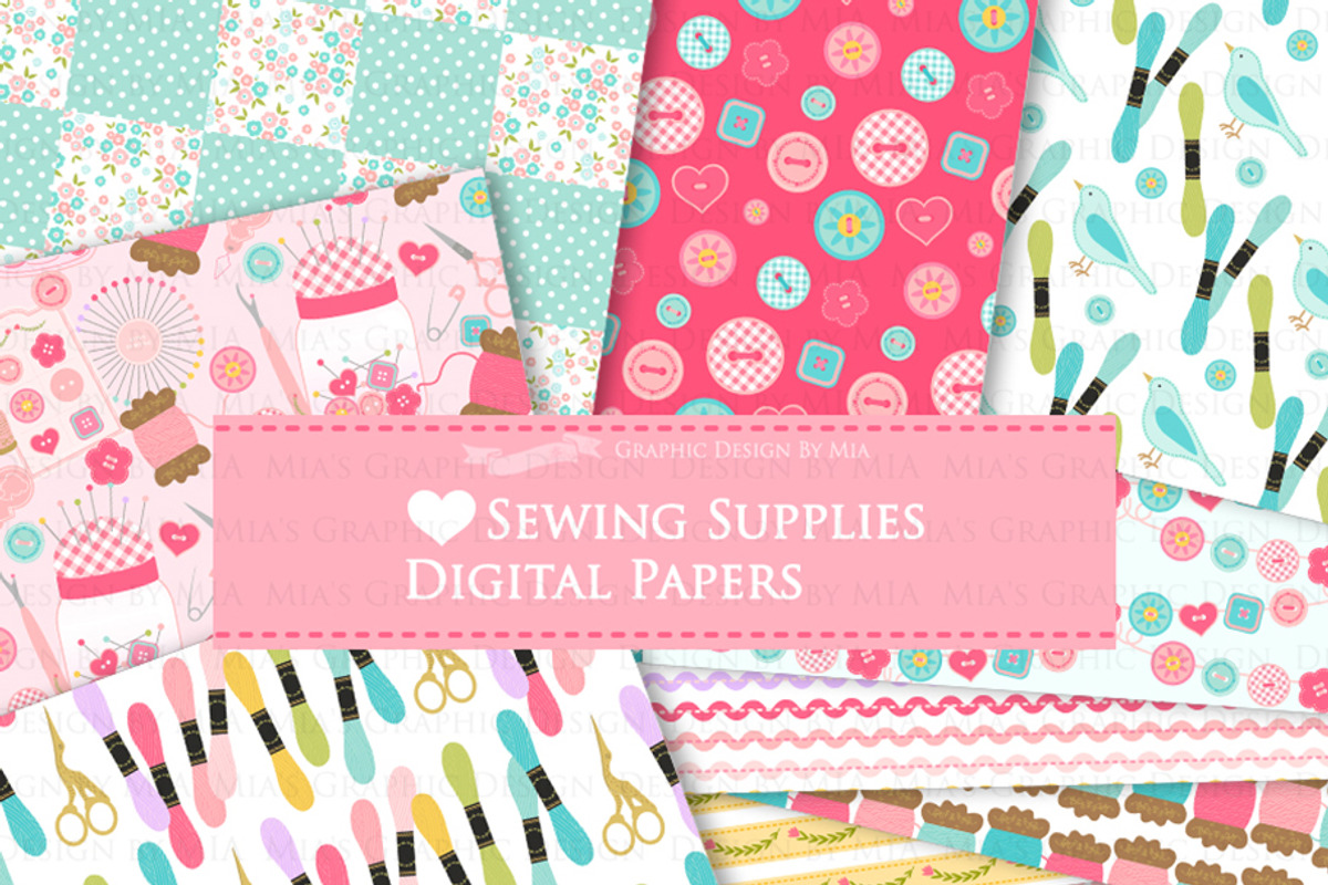 Sewing, Love Sewing Supplies, an Illustration by Mia's Graphic Design (Photo 7 of 9)