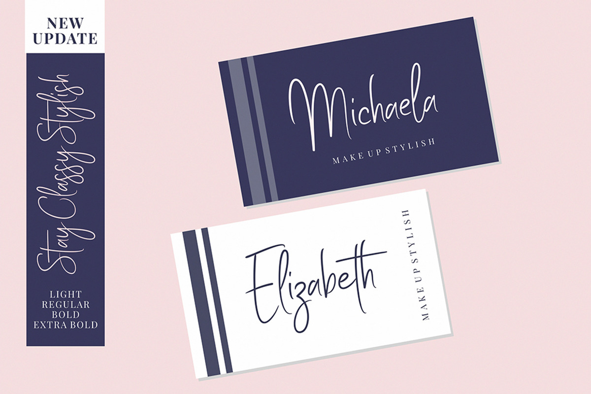 Stay Classy - Font Family preview 3