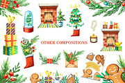 Christmas Story - Clipart Set, an Illustration by Mashamashastu (Thumbnail 9 of 13)
