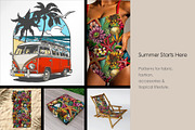 TROPIC MODE – Surface Design Kit, a Pattern Graphic by IrinaCzaran (Thumbnail 6 of 6)